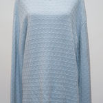 Rachel Zoe NWT  Light Blue Crew Neck Sweater Sz‎ XL Photo 0