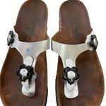 Birkenstock  Gizeh Thong Sandals Silver Women Size 6 Photo 1
