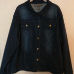 Avenue  denim dark wash long sleeve jacket Photo 0