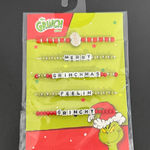 Dr. Seuss Nwt The Grinch Beaded Bracelet Set Photo 0