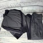 Monrow Lounge Set Thermal Jogger and Funnel Neck Sweatshirt In Grey XS/SM Gray Photo 1