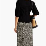 Ba&sh - Noma Crinkled Crepe Blouse Boho Staple Black Tie Classic Photo 1