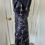 Black Celestial Print Dress Star Moon Lace Up Zipper XL Photo 7