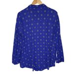 Free People  Intimately Women’s Blue Violet Button Front Oversized Top Photo 3