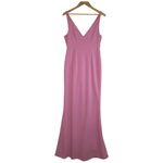 Lulus New  Womens Medium Formal Cocktail Dress Sleeveless Maxi V Neck Lavender Photo 13