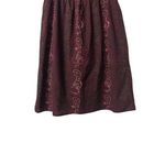SONOMA Dress L Burgundy Paisley Sleeveless Romantic Earthy Boho Cottagecore Purple Size L Photo 9