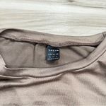 SheIn Brown Cowboy Short Sleeve Shirt Women’s Small Photo 2