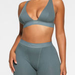 SKIMS  Cotton Rib Boxer Kyanite Photo 0