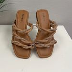 Torrid Beige Embellished Twist Sandals - Size 7WW Photo 1