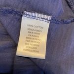 Habitat  Navy Blue 100% Cotton Short Sleeve T-Shirt Top Size Small womens Photo 5