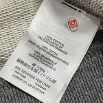 J.Crew Women's Gray and Black Long Raffle Sleeve Slim Fit Sweatshirt Size Small Photo 6