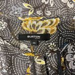 Burton of London Gray Floral Shirtdress with Tie Belt Size Small Photo 9