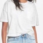 Madewell NWT  Blue Denim Distressed Boyshorts Cutoff Jeans Photo 0