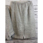 Women's Alfred Dunner Pantsuit Gray White Size 14 Photo 9