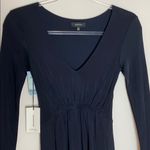 Babaton  Aritzia Colby navy long sleeve dress XXS Photo 2