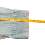 Wrangler Retro Boyfriend Style Embroidered Pearl Snap Chambray Top Large Western Photo 11