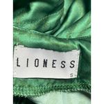 LIONESS  Green Silky Satin Sleeveless Cami Camisole Cowl Neck Midi Slip Dress S Photo 2