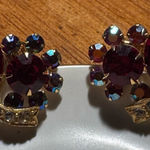 Vintage Fashion Gold and Jewel Crystal Clip Photo 0