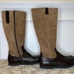 Birkenstock Footprints by  Women's Brown Leather/Suede Mid-Calf Boots Size 6 Photo 1