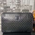 CELINE Authentic Rare Macadam Black Leather Bag Photo 3