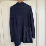 White House | Black Market  WHBM Cozy Sweater Blue Cardigan Large Photo 6