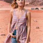 Madewell  Scoopneck Tank Dress in Rainbow Stripe Photo 5