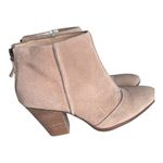 Enzo Angiolini  Beige Ankle Suede Booties Size 8.5 Photo 7