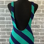 Lands' End Vintage | Swimsuit | One Piece | Women’s size 14 | Navy and Teal Photo 2
