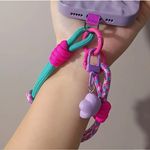Mobil Phone Bracelet, Fashion Accessory with Star Pendant Pink Photo 2