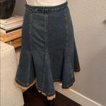 Kimchi Blue Urban Outfitters  Tamara Denim Lace Skirt Size Medium Photo 2