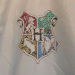 Harry Potter  Womens Hogwarts Windbreaker Jacket Blue White Ombre Hooded Wizard S Photo 1