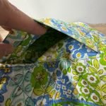 Vera Bradley  Tote Bag Blue Green Floral English Meadow Quilted Cottagecore Boho Photo 4