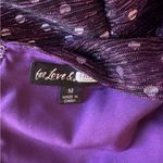 For Love & Lemons  -  La Villette Metallic Polka Dot Mini Dress Purple Sz M Photo 9