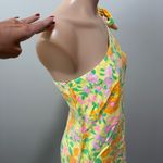 Bay Boutique Antigua One Shoulder Floral Vintage Dress Brunch Tea Party Yellow Size undefined Photo 3