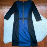 Kensie Blue & Black Colorblock Bodycon Dress Photo 1