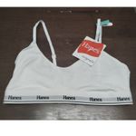 Hanes  Originals NWT Size Small White ComfortFlex Bra Wireless Bralette MSO103 Photo 1