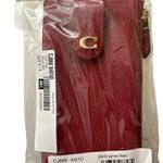 Coach NWT Essential Phone Wallet B4/Enamel Red Photo 3