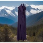 Gianni Bini Chic GB Purple Charlotte Chiffon Maxi Dress Sz14 Wedding Party Boho Sweet Cute Photo 2