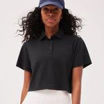 Outdoor Voices Birdie Cropped Polo Photo 0