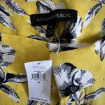 Banana Republic BNWT  yellow floral printed pants - 6 L Photo 1