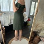 Black Halo Women’s Green 6 Bethel Off Shoulder Dress Photo 2