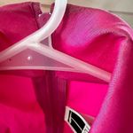 Tadashi Shoji Tadashi Vintage Hot Pink Faux Wrap Sleeveless Blouse Photo 5