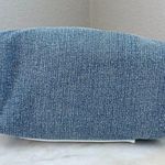 True Religion Denim Mini Tote Crossbody Bag Women's Blue Logo White Purse Photo 5