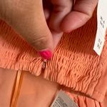 Abercrombie & Fitch  Ruched Coral Pink O Ring Cropped Top Small NWT Photo 5