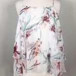 Leith Nordstrom Tiered Camisole Tank Top Floral XL Photo 2