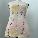 Urban Outfitters  Y2K 2010 Pink & Yellow Floral Tank Top - Size 1 Photo 1