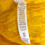 Color Story Key West Pineapple Yellow Burnout Lightweight Hoodie Top Small Pockets Photo 9