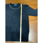 Draper James  Classy Preppy Academia Pullover Sweater Women Medium Black Neutral Photo 4