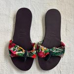 Havaianas  Women's Tropical Floral Sandals - green and Red Photo 0