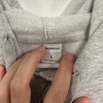 Sport-tek Detroit Lions hoodie sweatshirt! Gray Hoodie with Blue sequin Lion Design! Large Photo 3